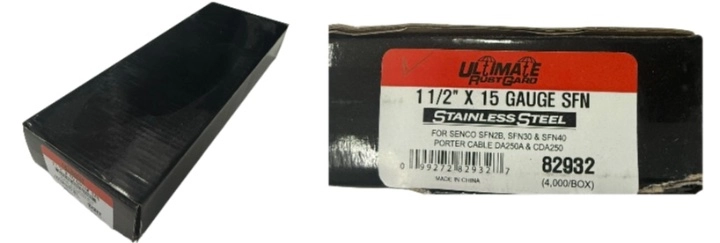 15G Angle Senco DA 1-1/2" Stainless